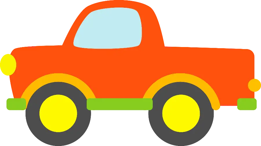 Red Pickup Truck Illustration