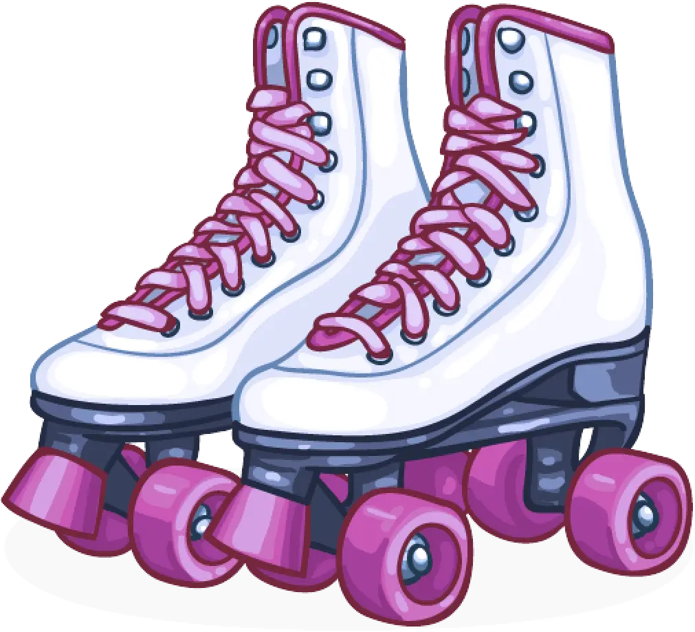 Stylish Roller Skates Illustration