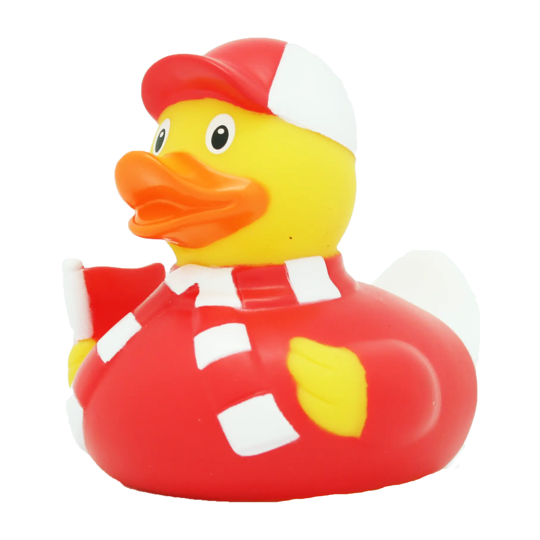 Duck Toy in Red Outfit