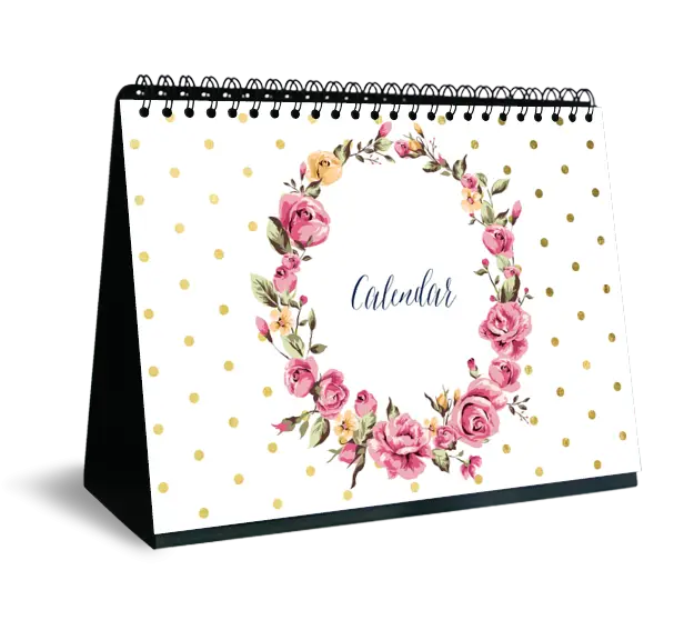 Floral Desk Calendar