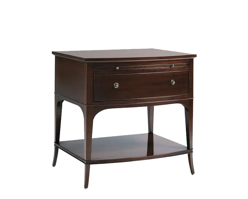 Wooden Nightstand with Drawer