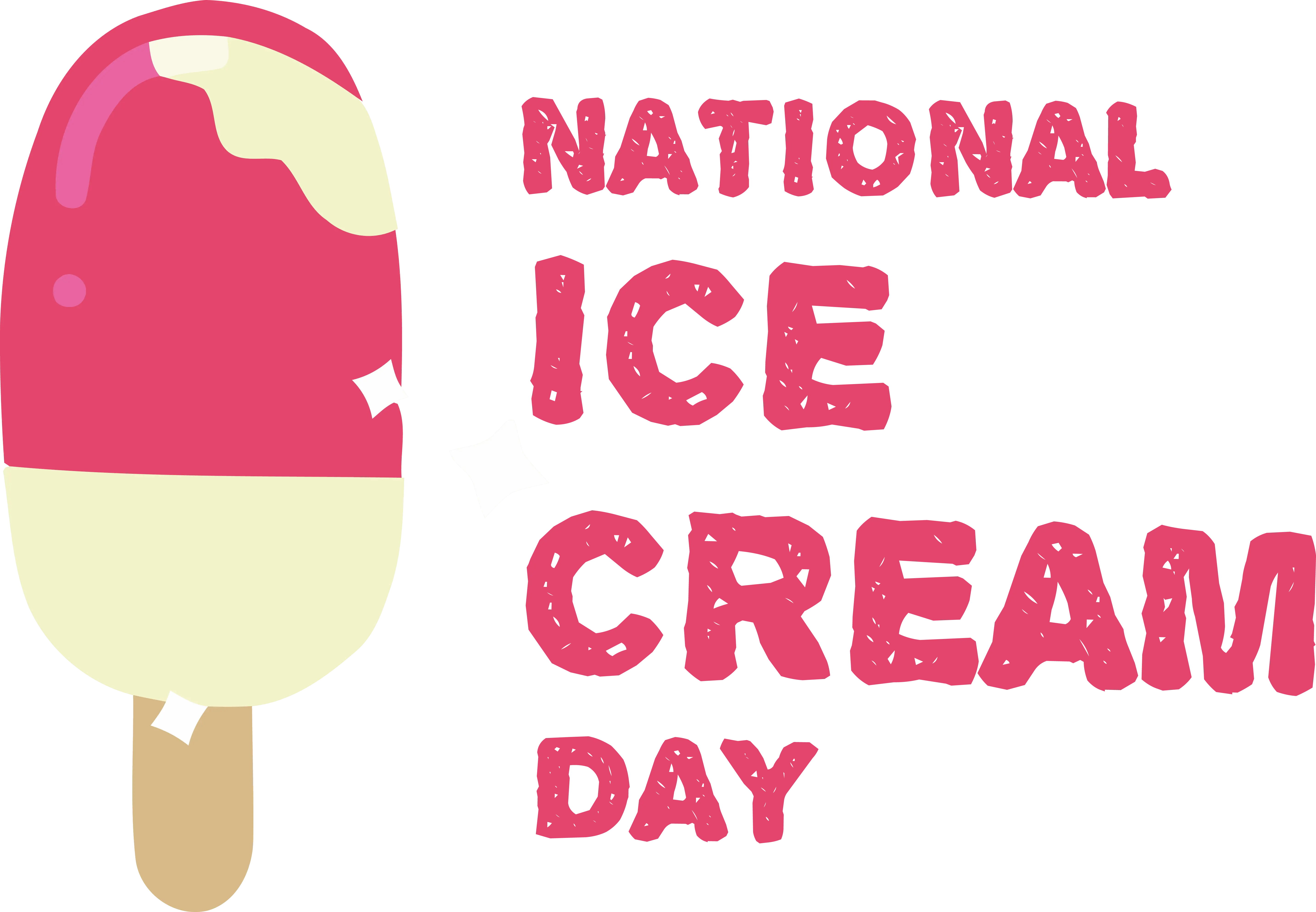 National Ice Cream Day Celebration Logo
