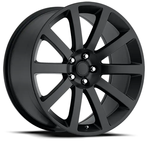 Matte Black Alloy Wheel Design