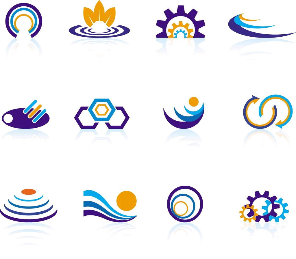Colorful Abstract Logos Collection