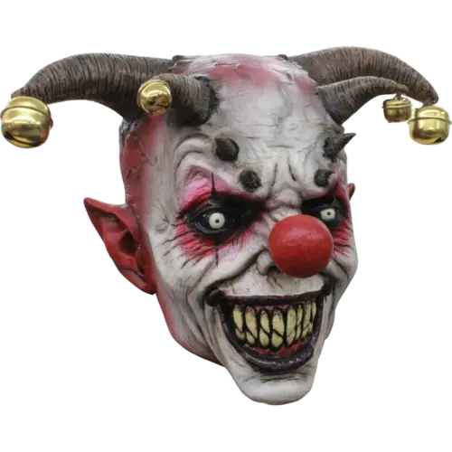 Scary Evil Clown with Horns