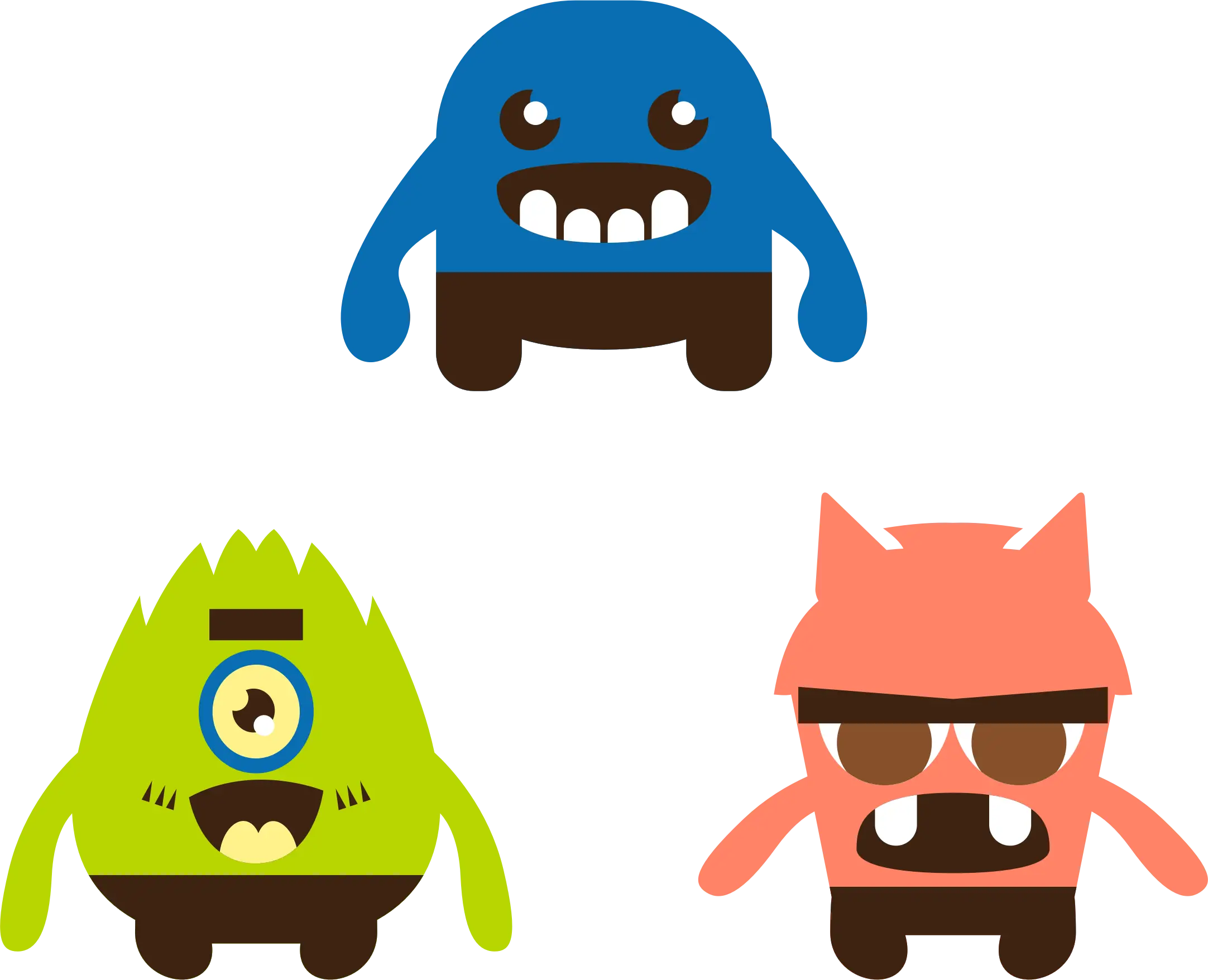 Cute Cartoon Monsters