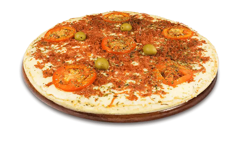 Freshly Baked Pizza with Toppings