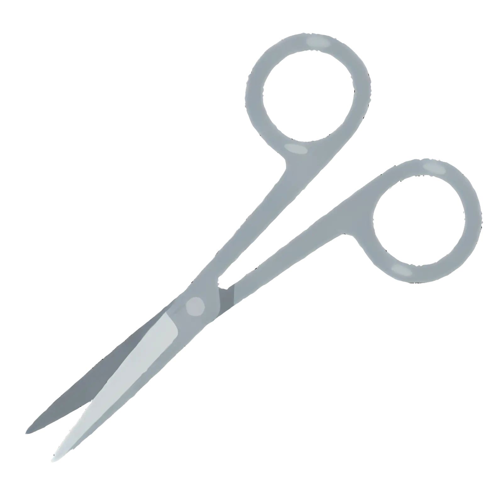 Silver Scissors for Cutting Tasks
