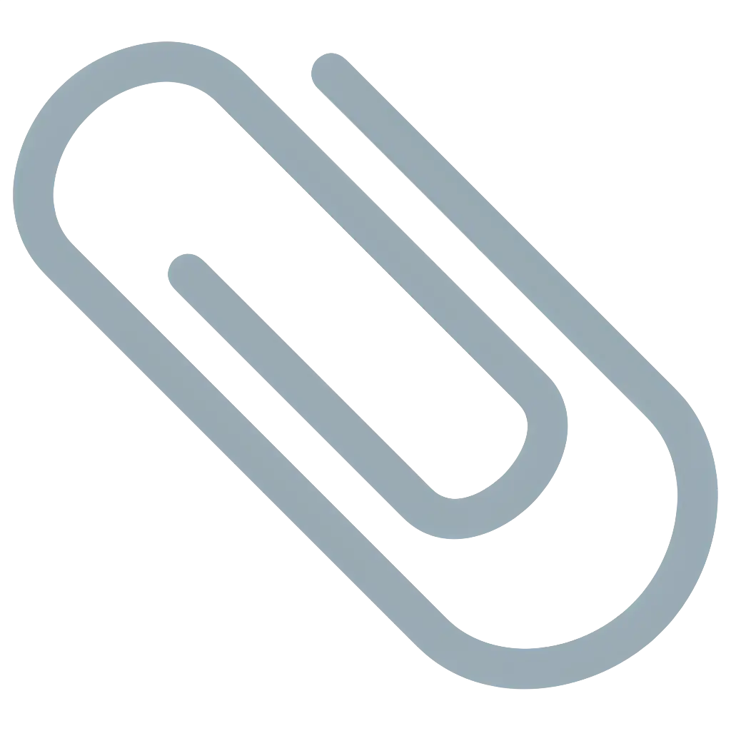 Simple Paperclip Icon
