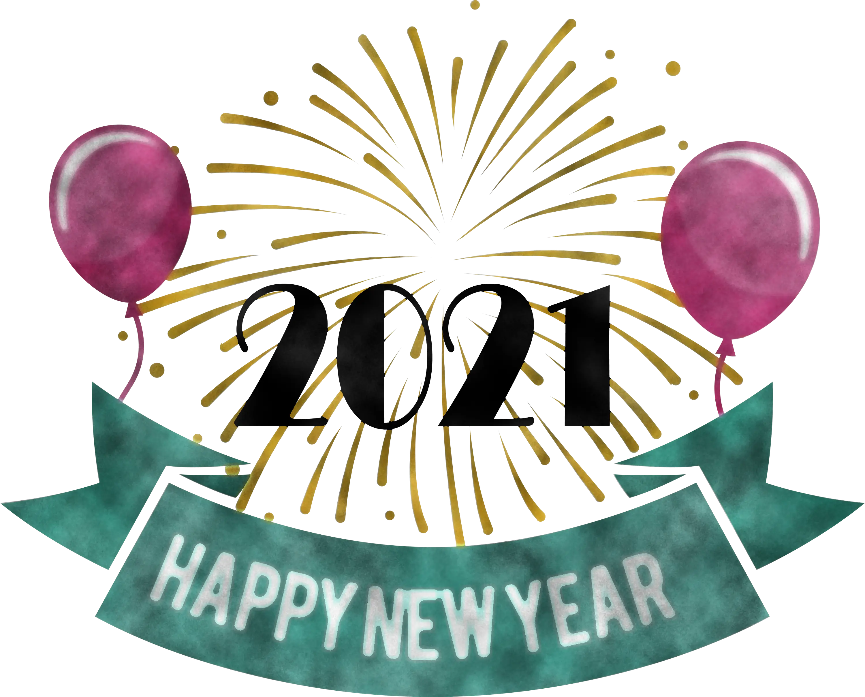 2021 New Year Celebration Graphic