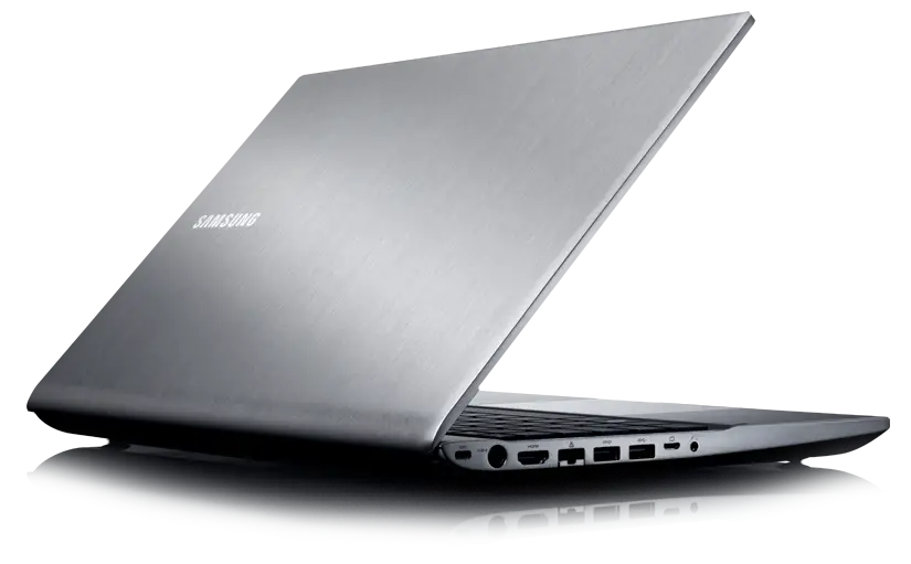 Elegant Silver Laptop