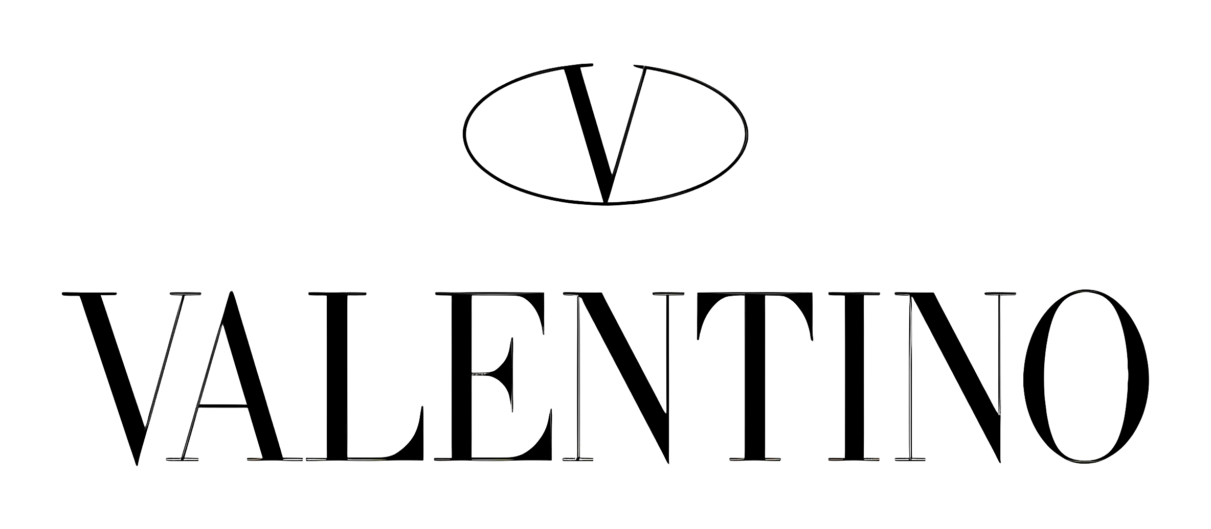 Valentino Brand Logo with Elegant Typeface