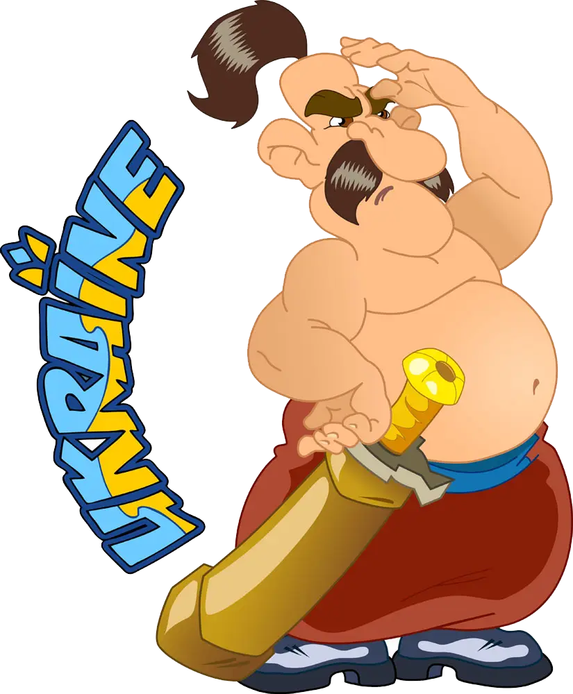 Cartoon Character with Sword