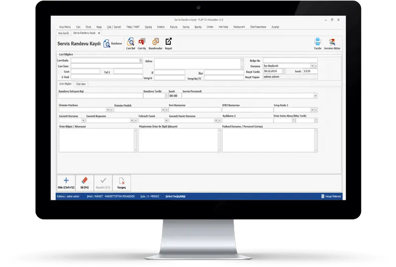 Computer Monitor with Software Interface