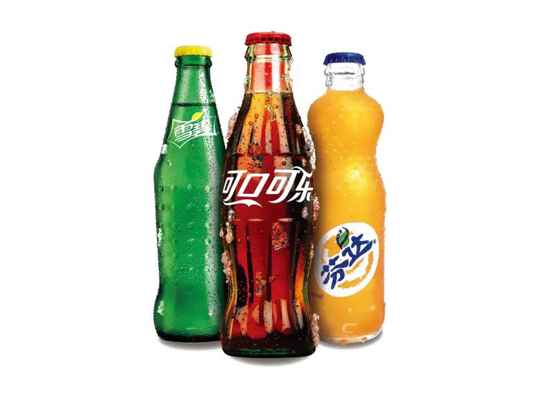 Assorted Beverage Bottles