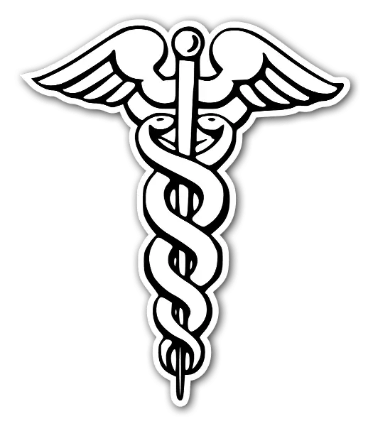Caduceus Symbol for Healthcare Representation