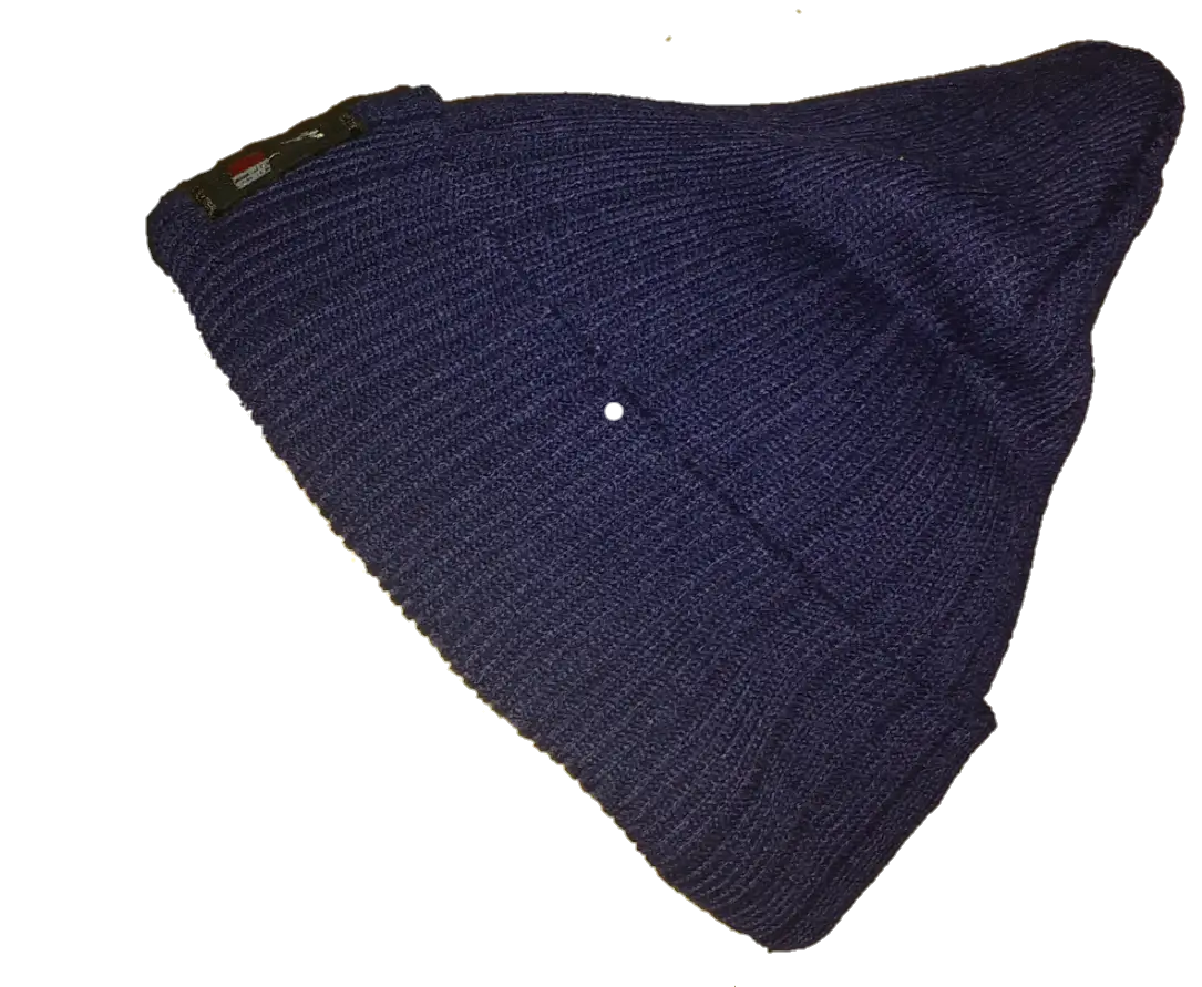 Blue Knit Winter Hat for Cold Weather