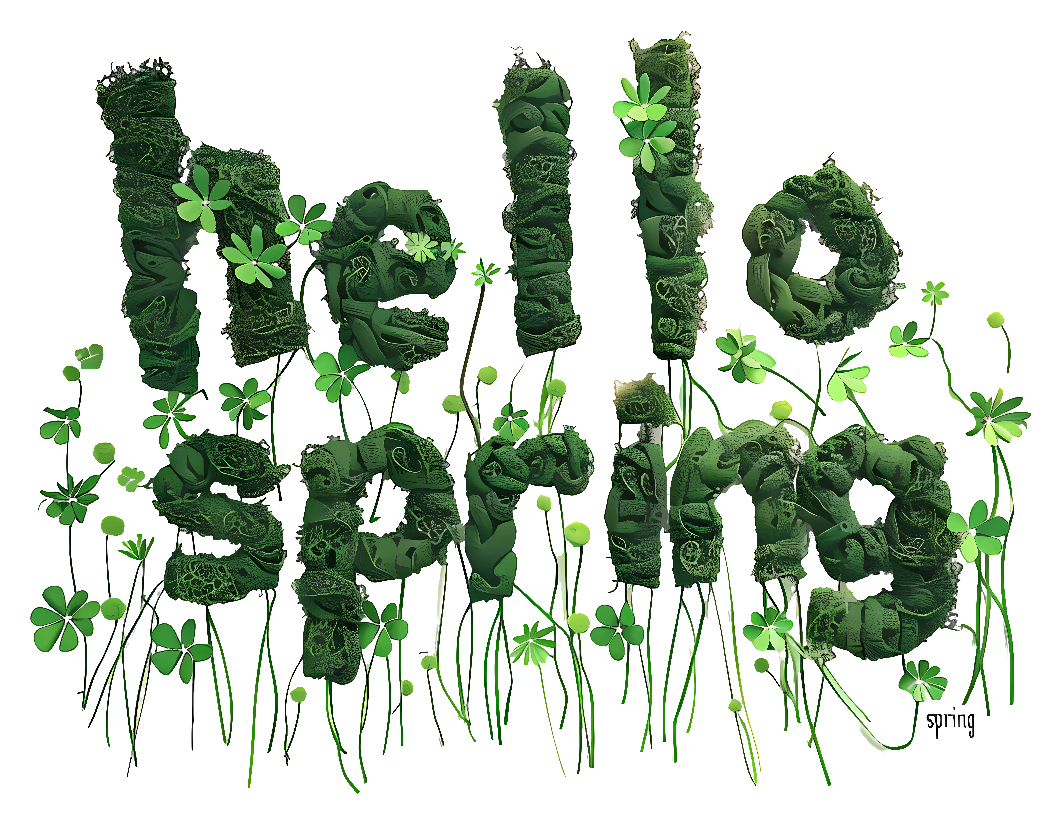 Hello Spring with Clovers