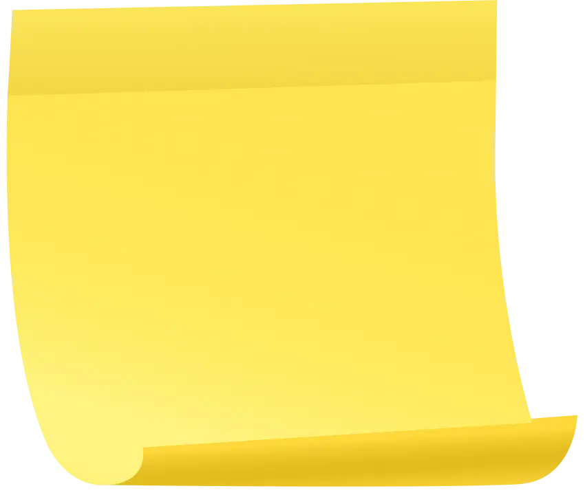 Yellow Sticky Note