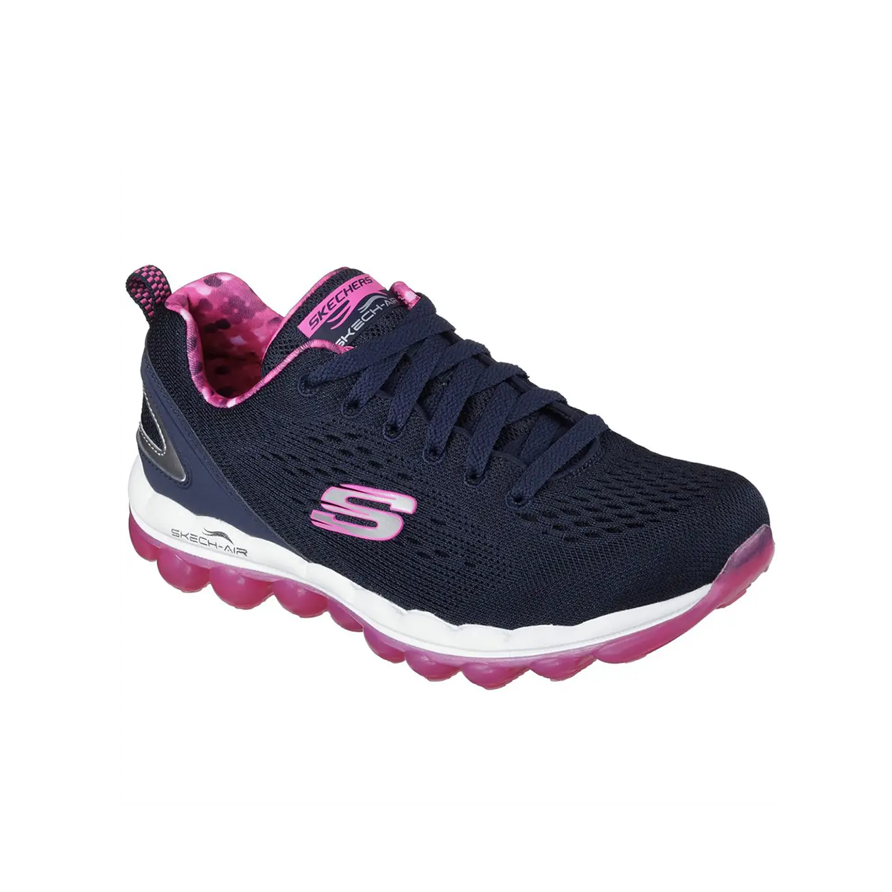 Stylish Navy and Pink Sneaker for Active Lifestyle