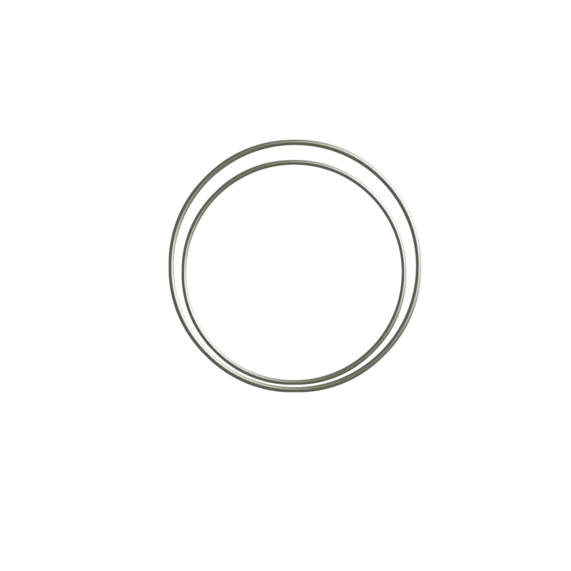 Minimalist Circular Frame Illustration