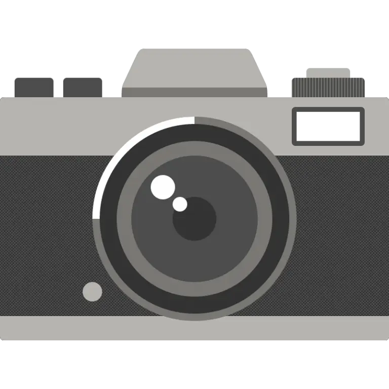 Illustration of Retro-Style Digital Camera