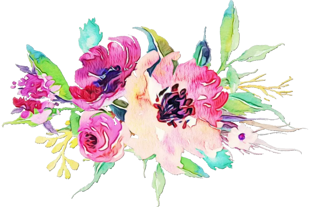 Delicate Wildflower Watercolor Painting