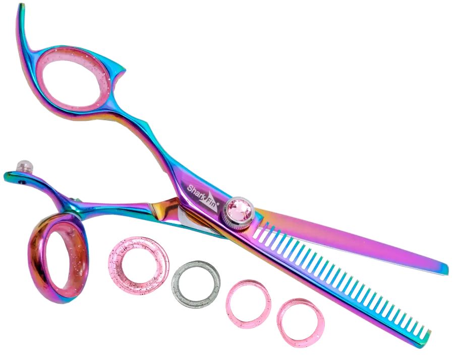Rainbow Hair Styling Scissors Set