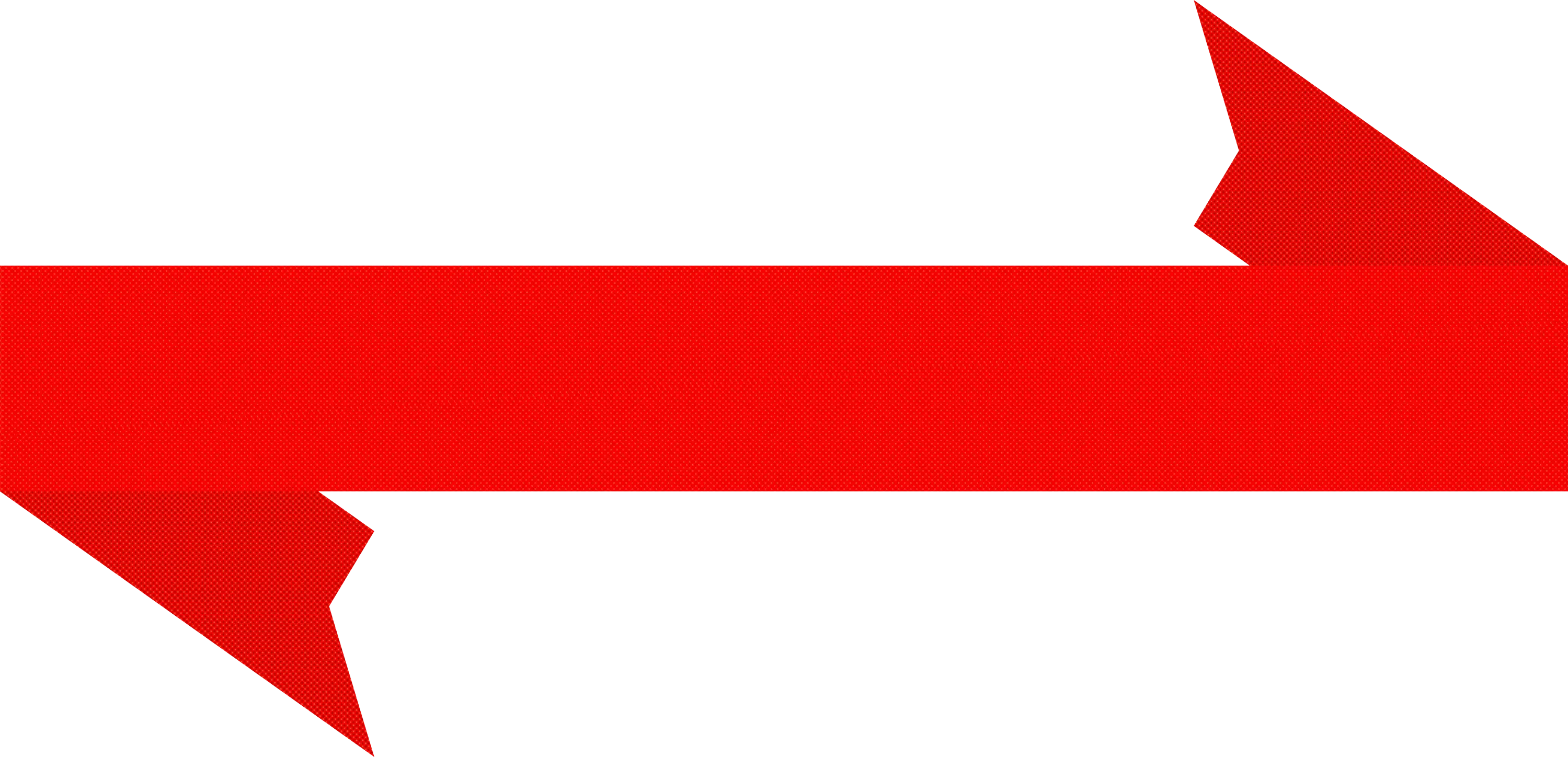 Red Arrow Banner Icon