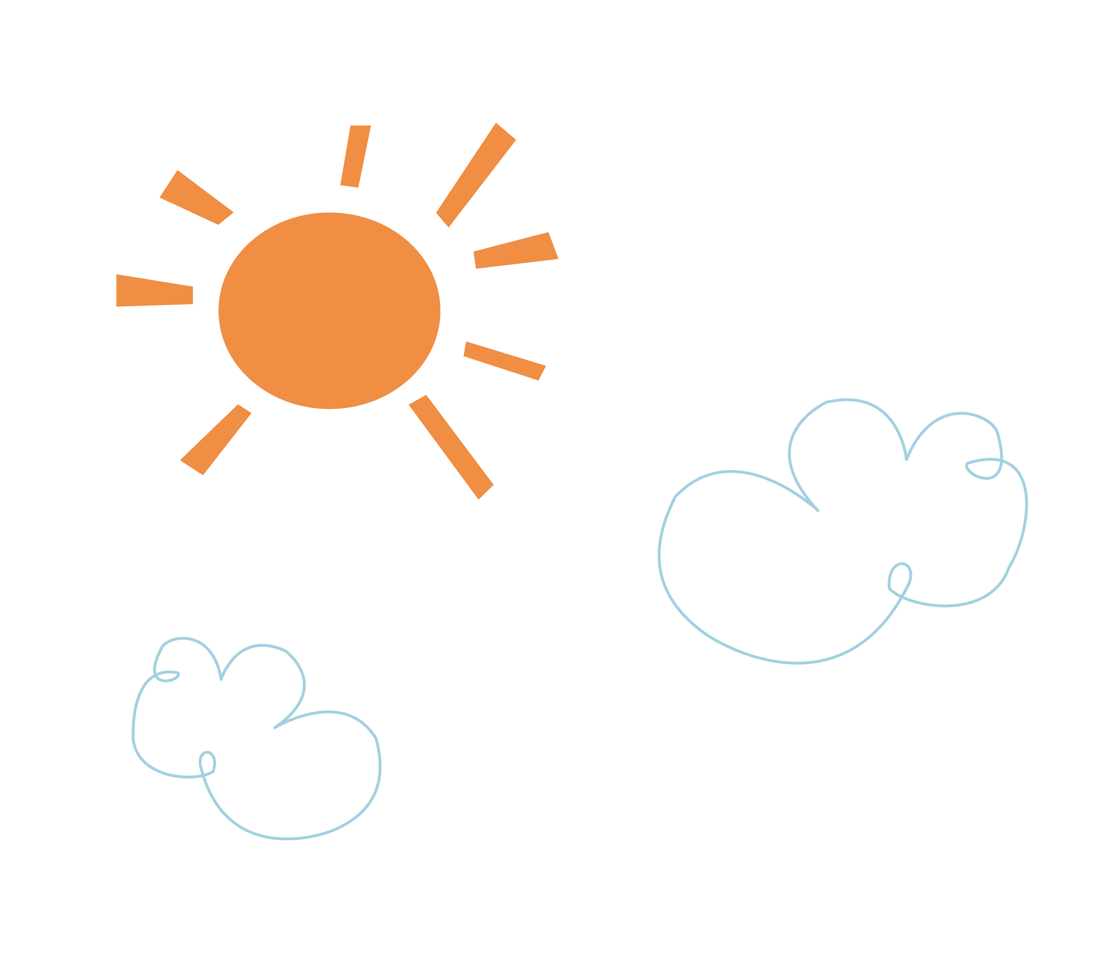 Sunny Day with Clouds