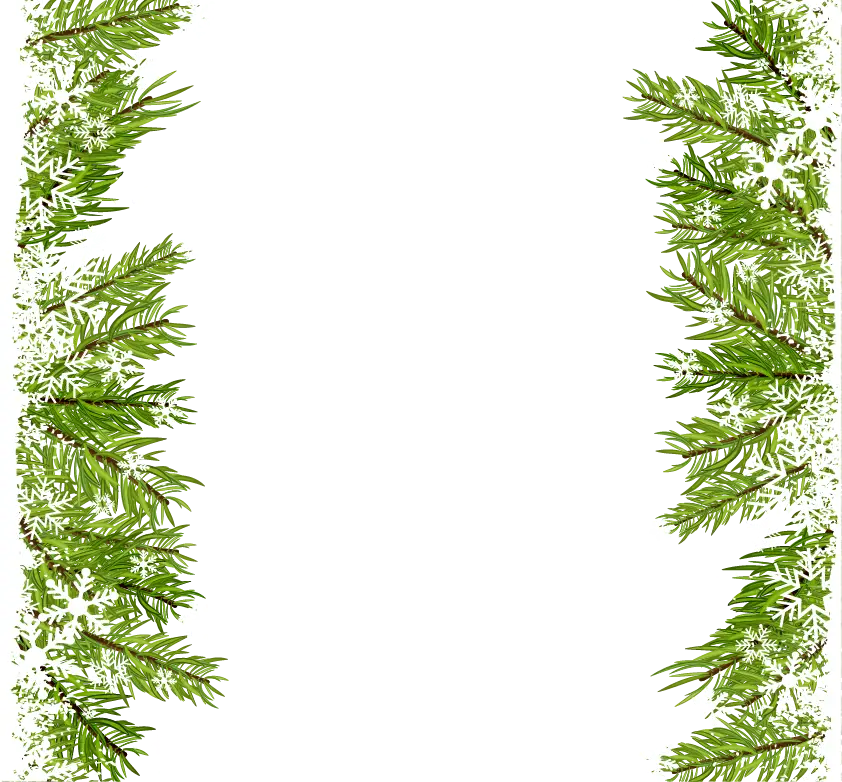 Pine Branches Frame