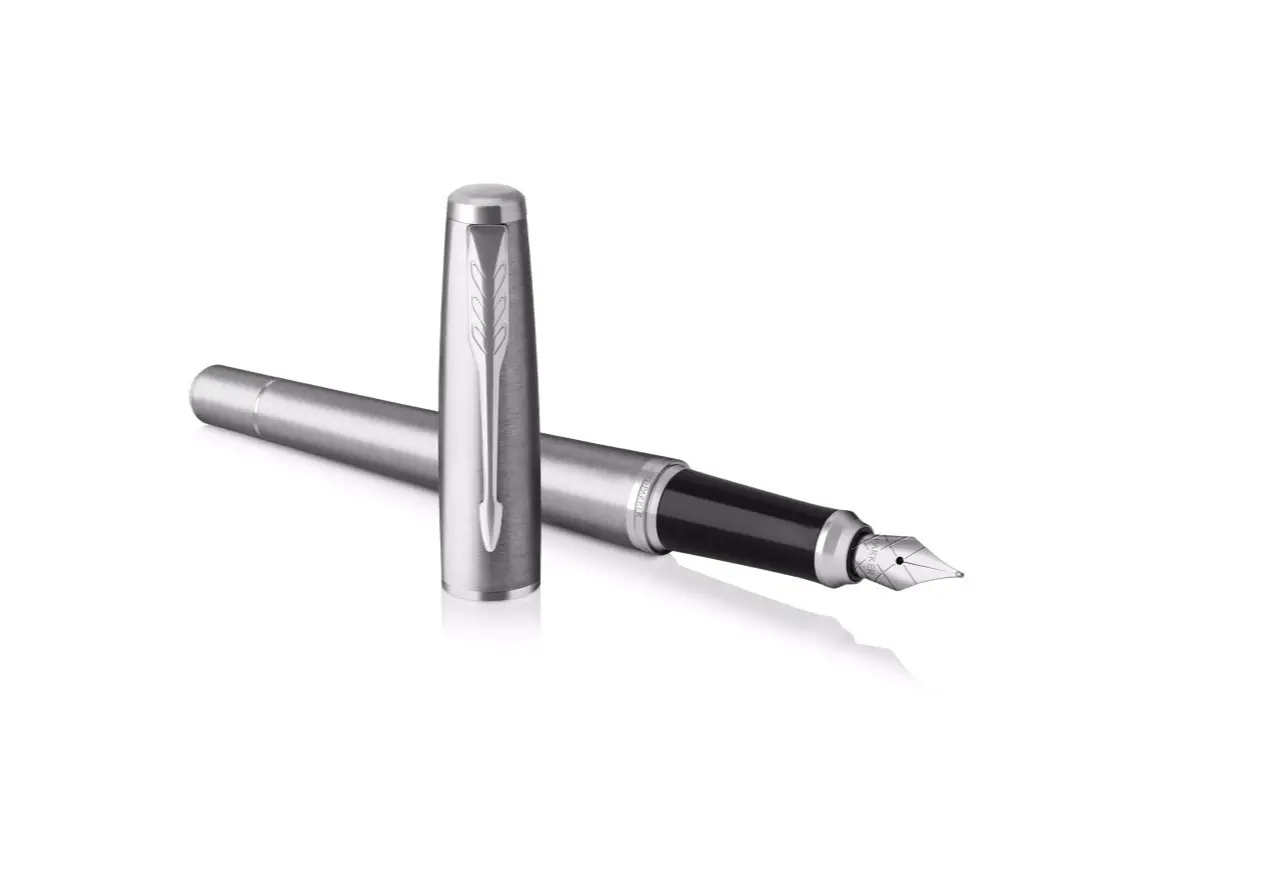 Elegant Silver Fountain Pen