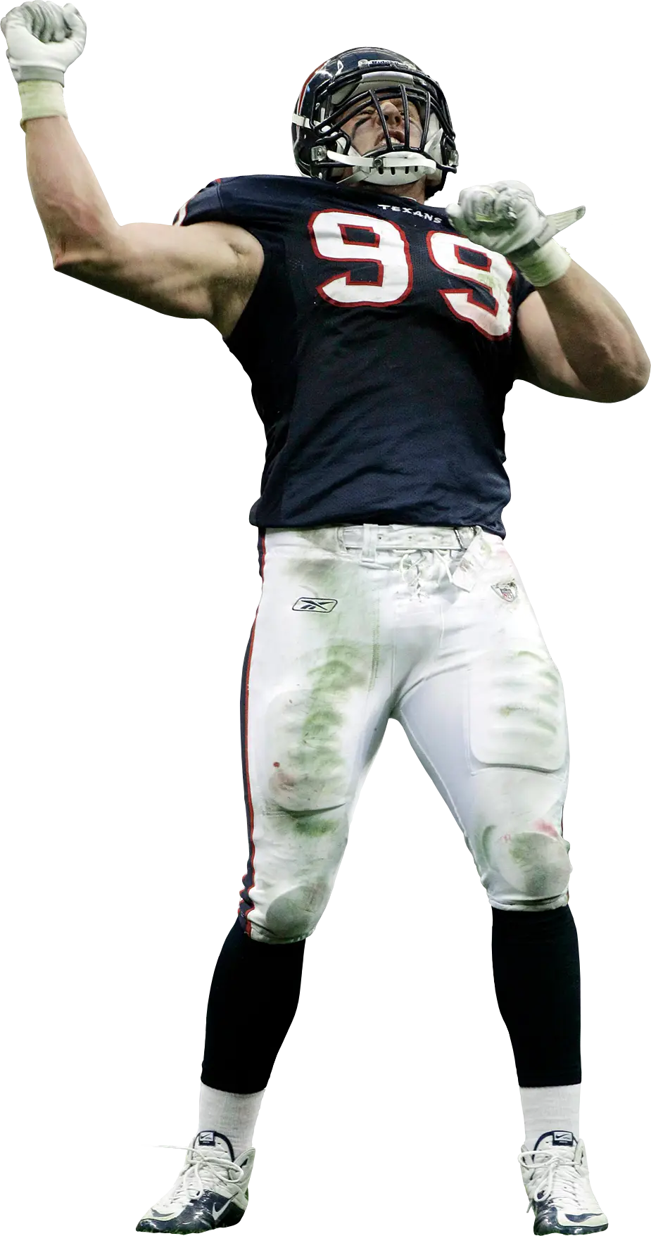 Football Player Celebrating on the Field