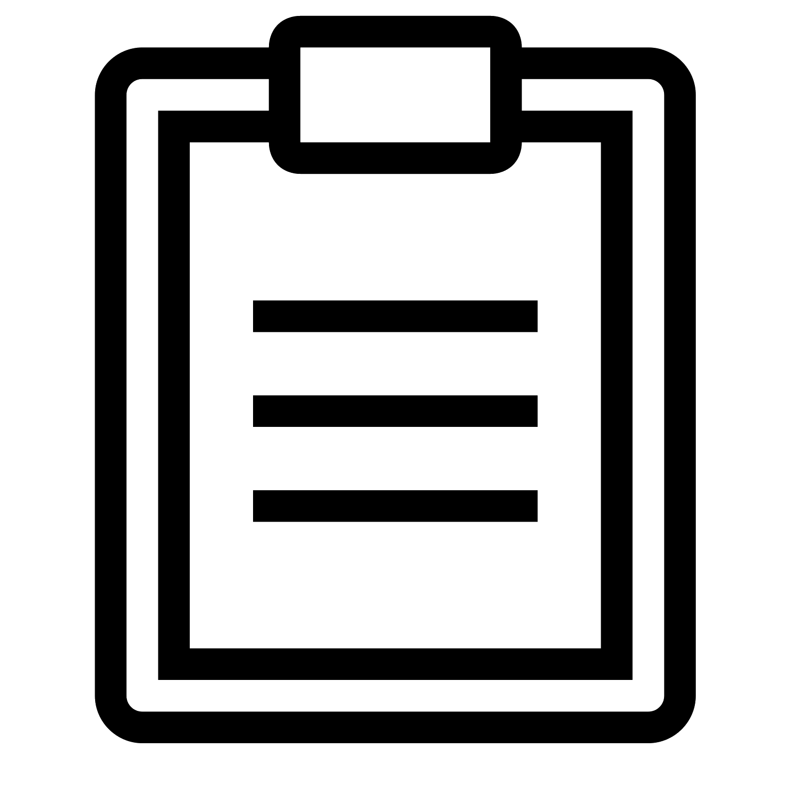 Clipboard Document Icon Design