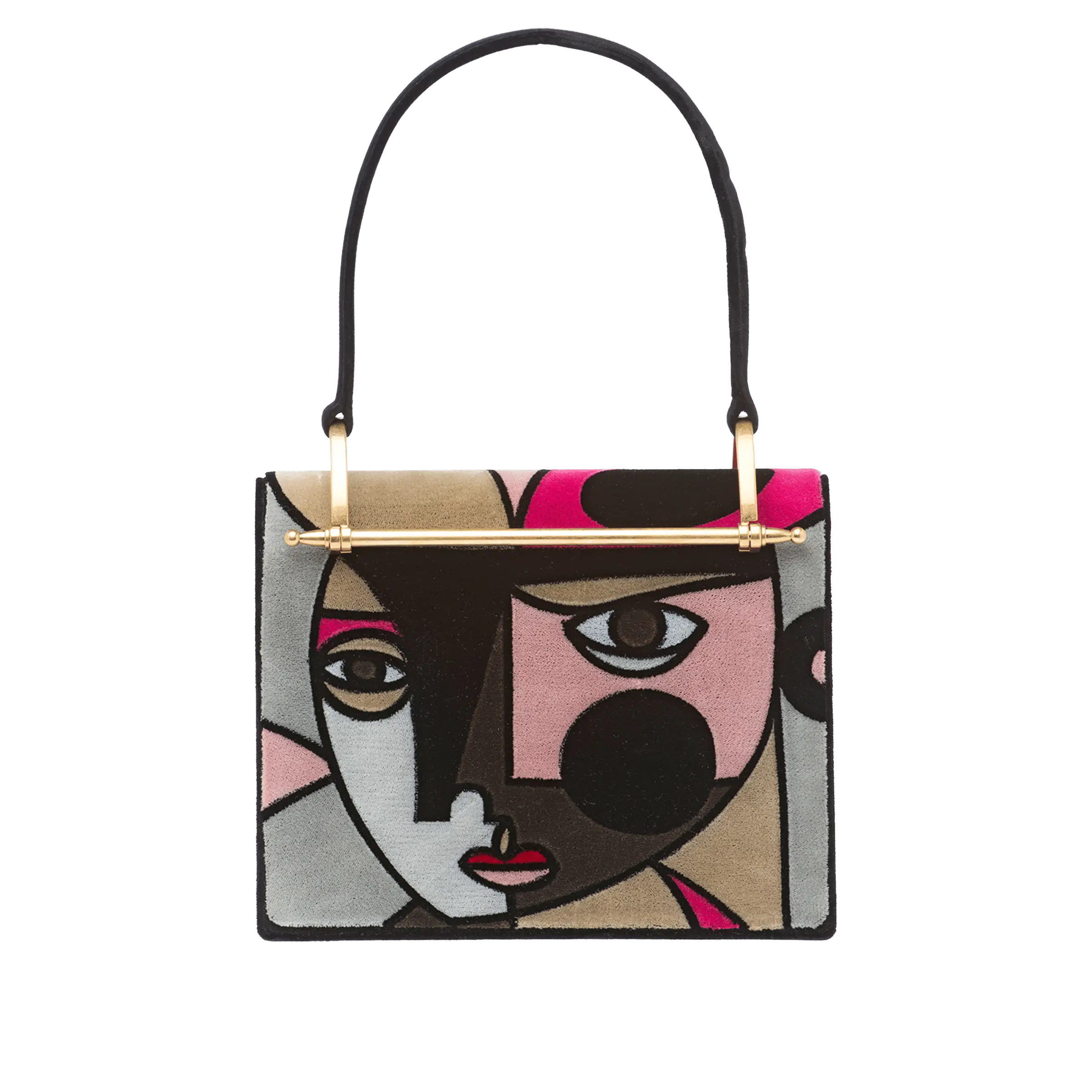 Colorful Abstract Bag with Artistic Design