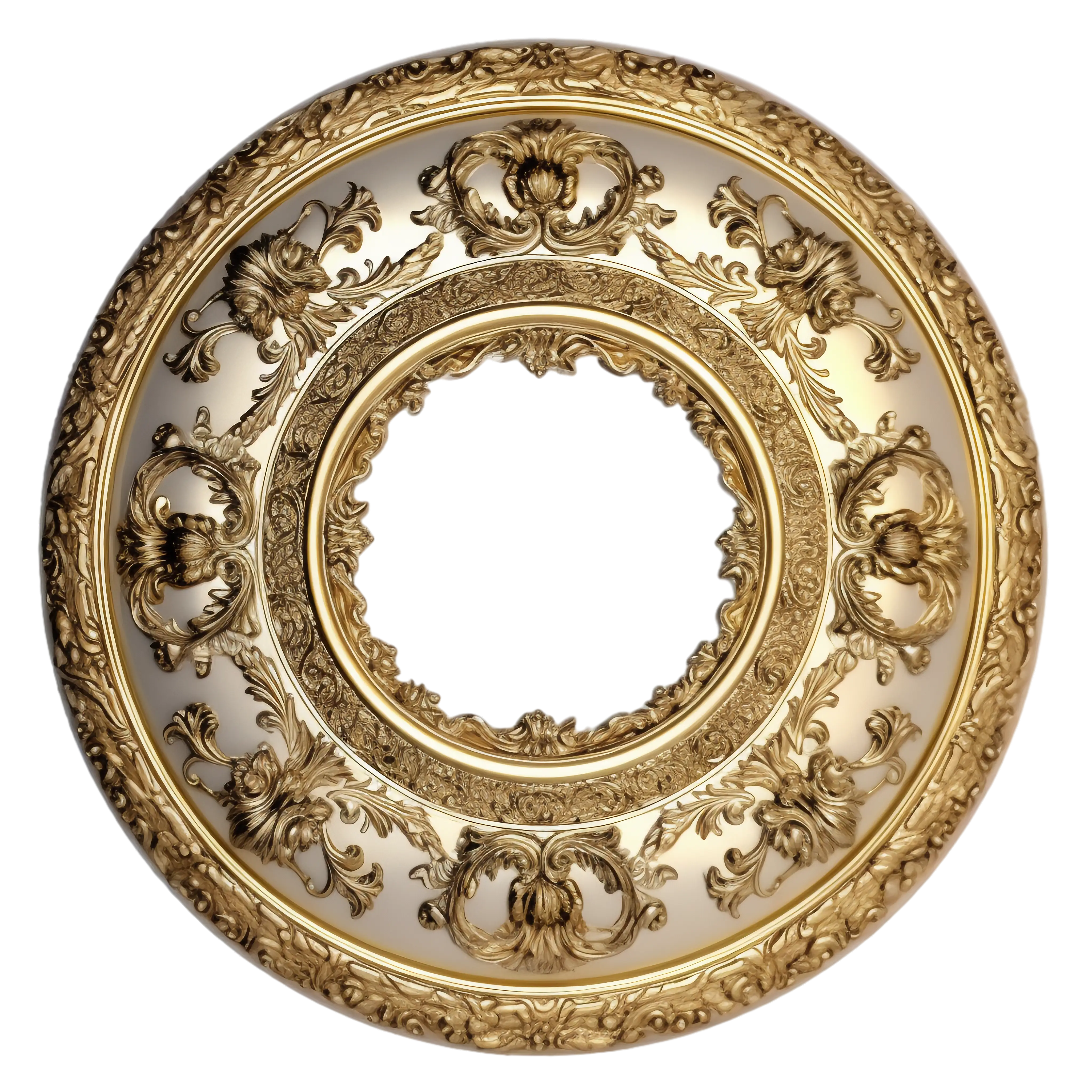 Luxurious Golden Ornament Decoration