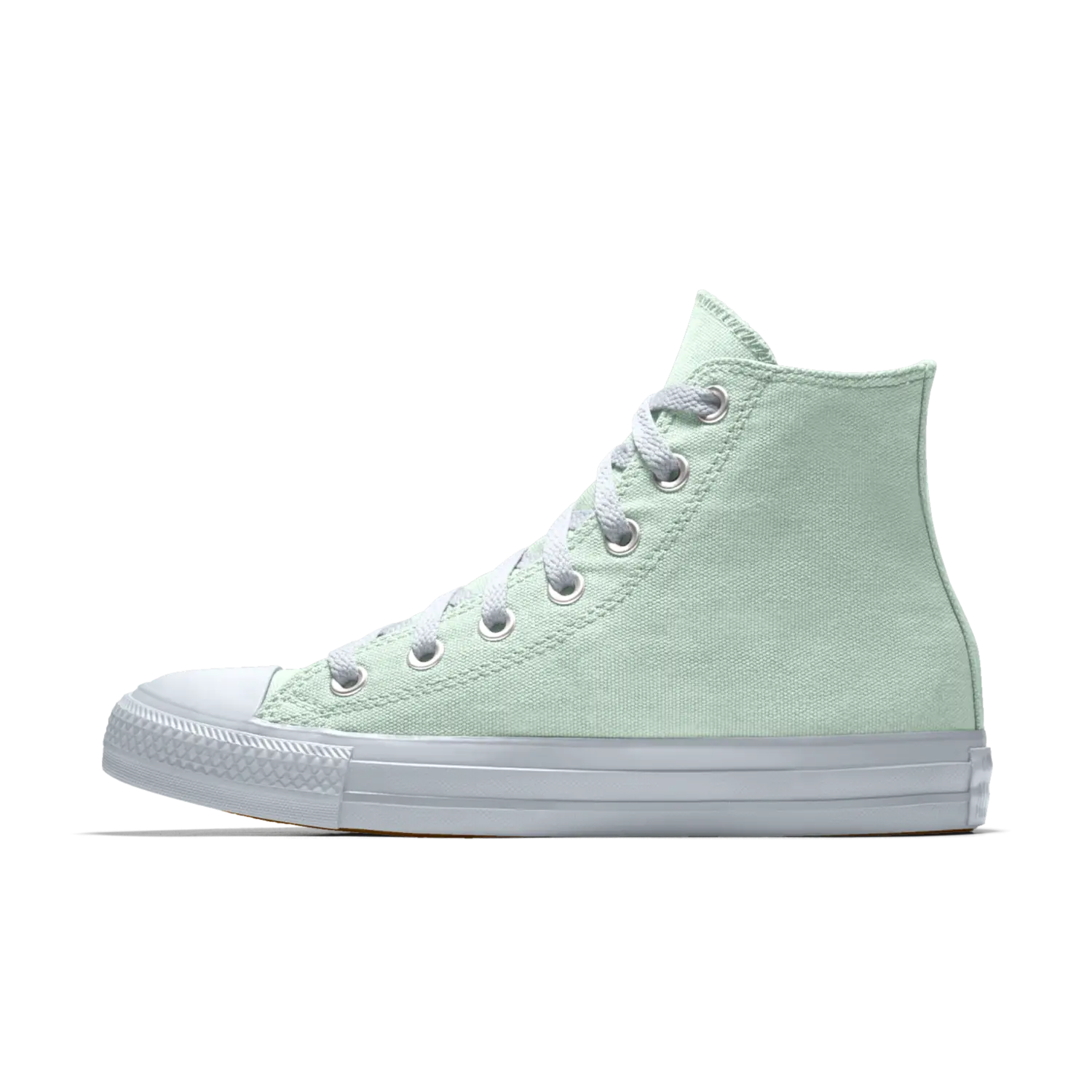Mint Green High-Top Sneaker