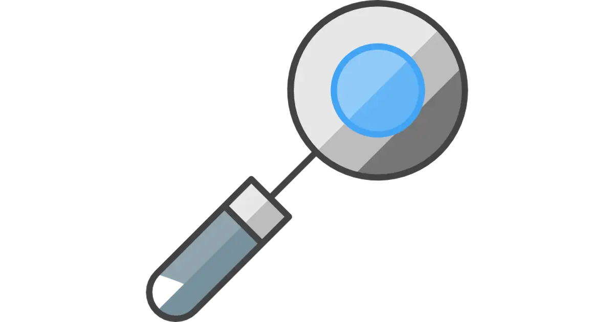 Magnifying Glass Icon Illustration
