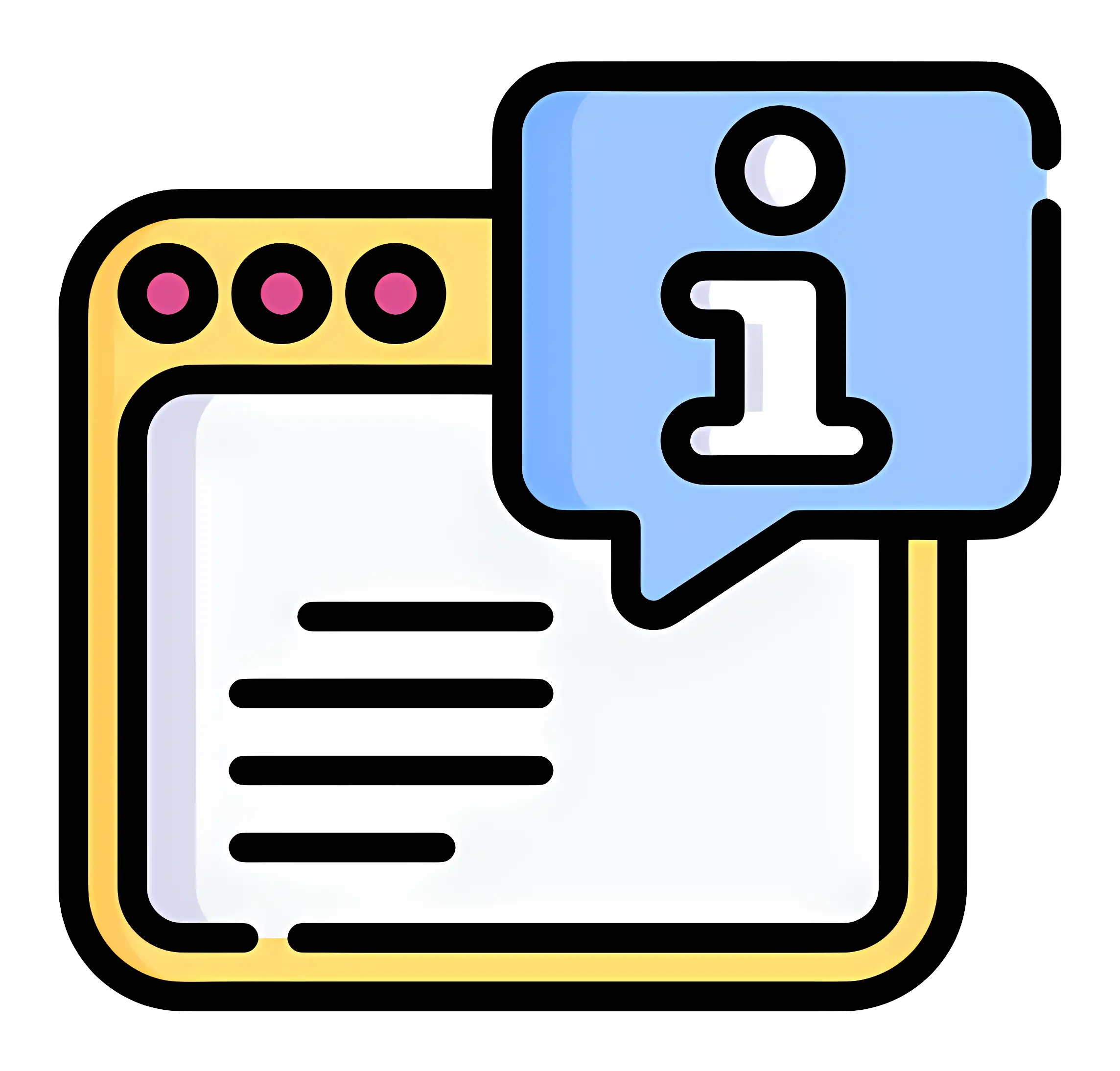 Information Icon in Browser Window