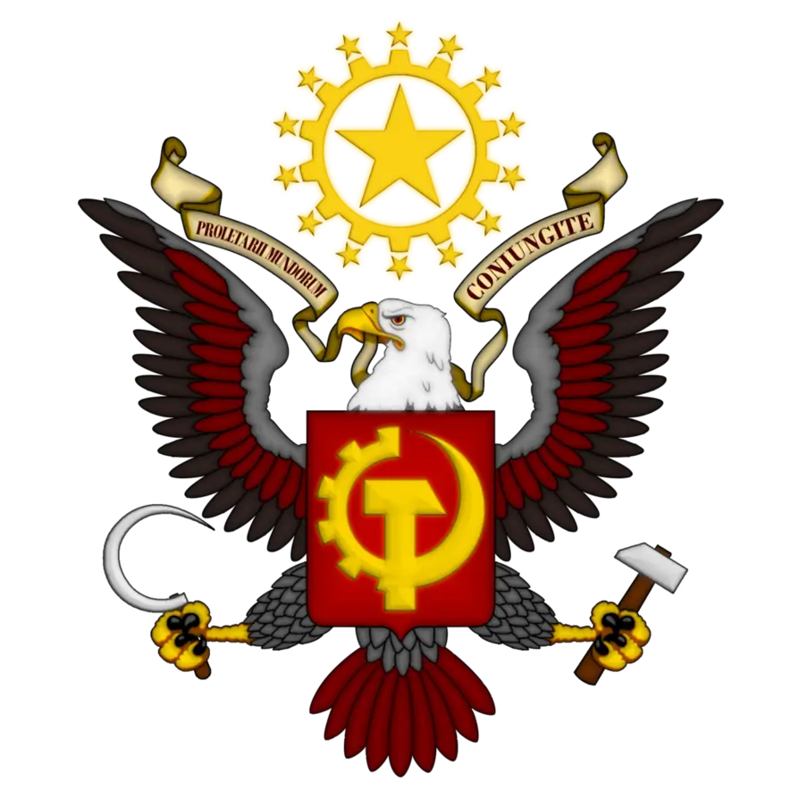 Communist Emblem with Eagle
