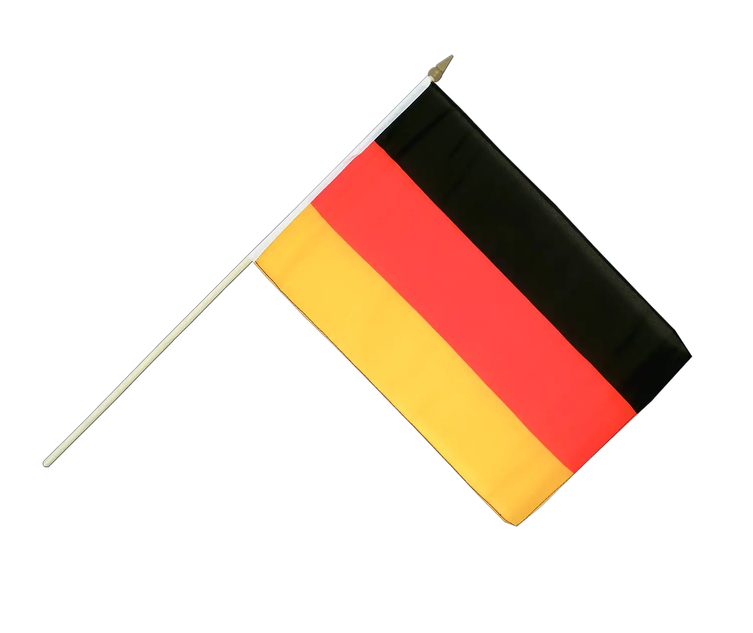 German National Flag with Pole