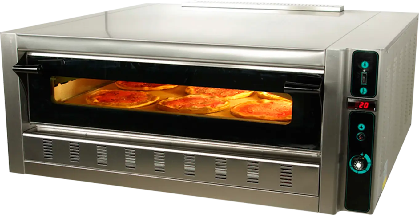 Pizza Oven Baking Delicious Pizzas