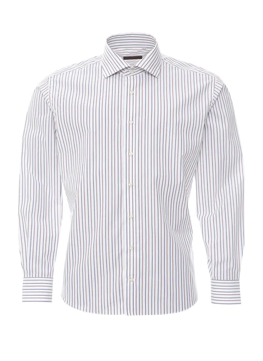 Striped Button-Down Shirt for Formal Wear