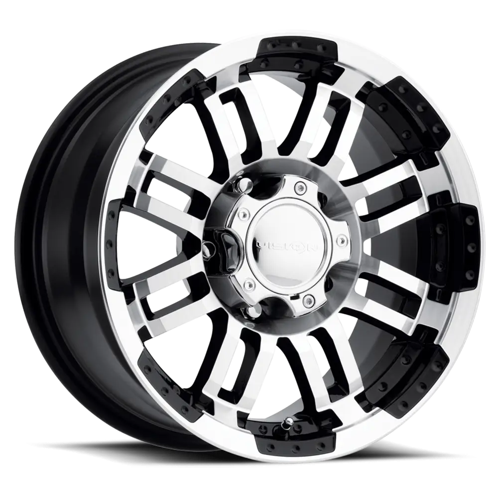 Stylish Black and Silver Car Wheel Rim