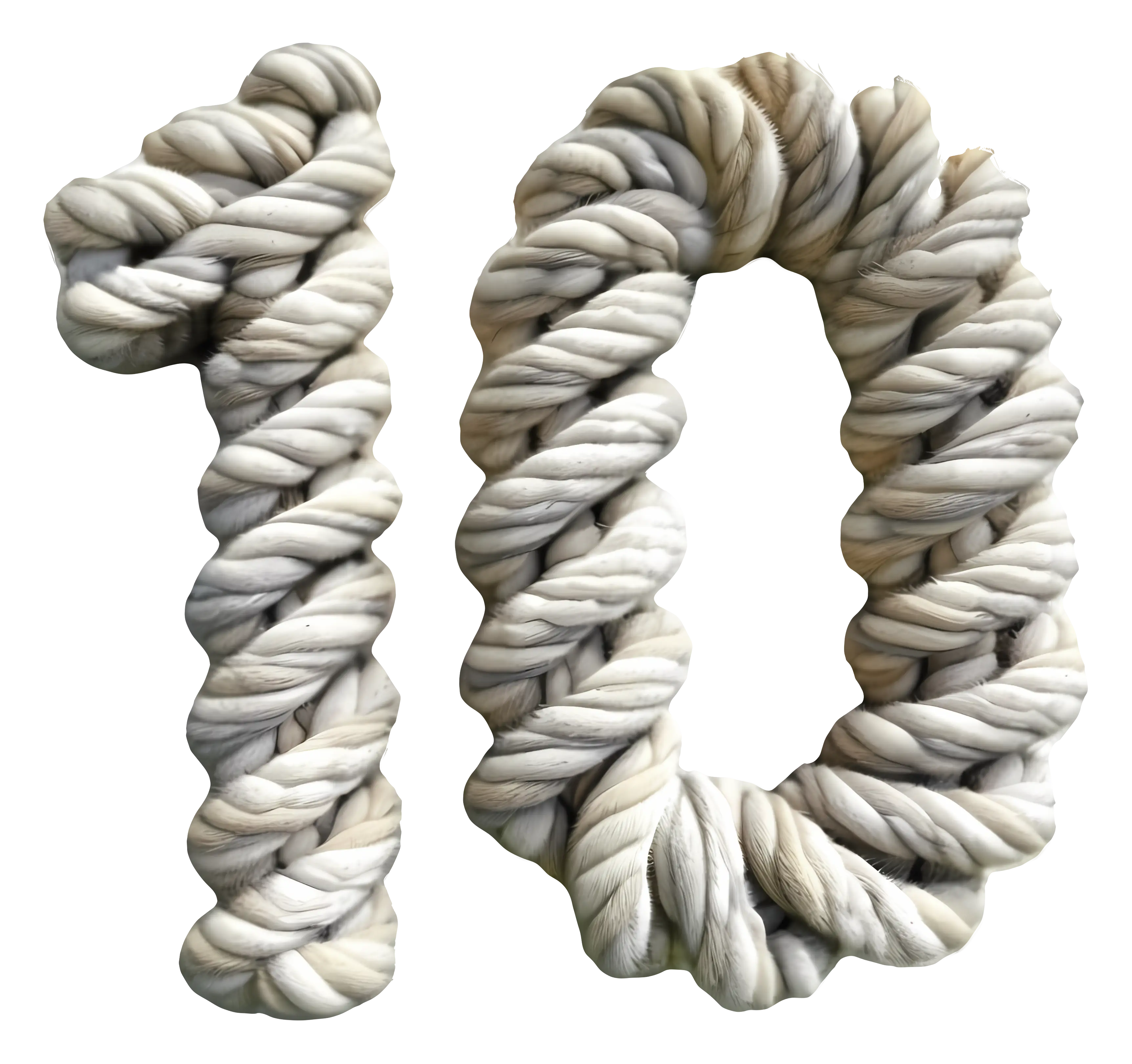Rope Numbers 10 Design