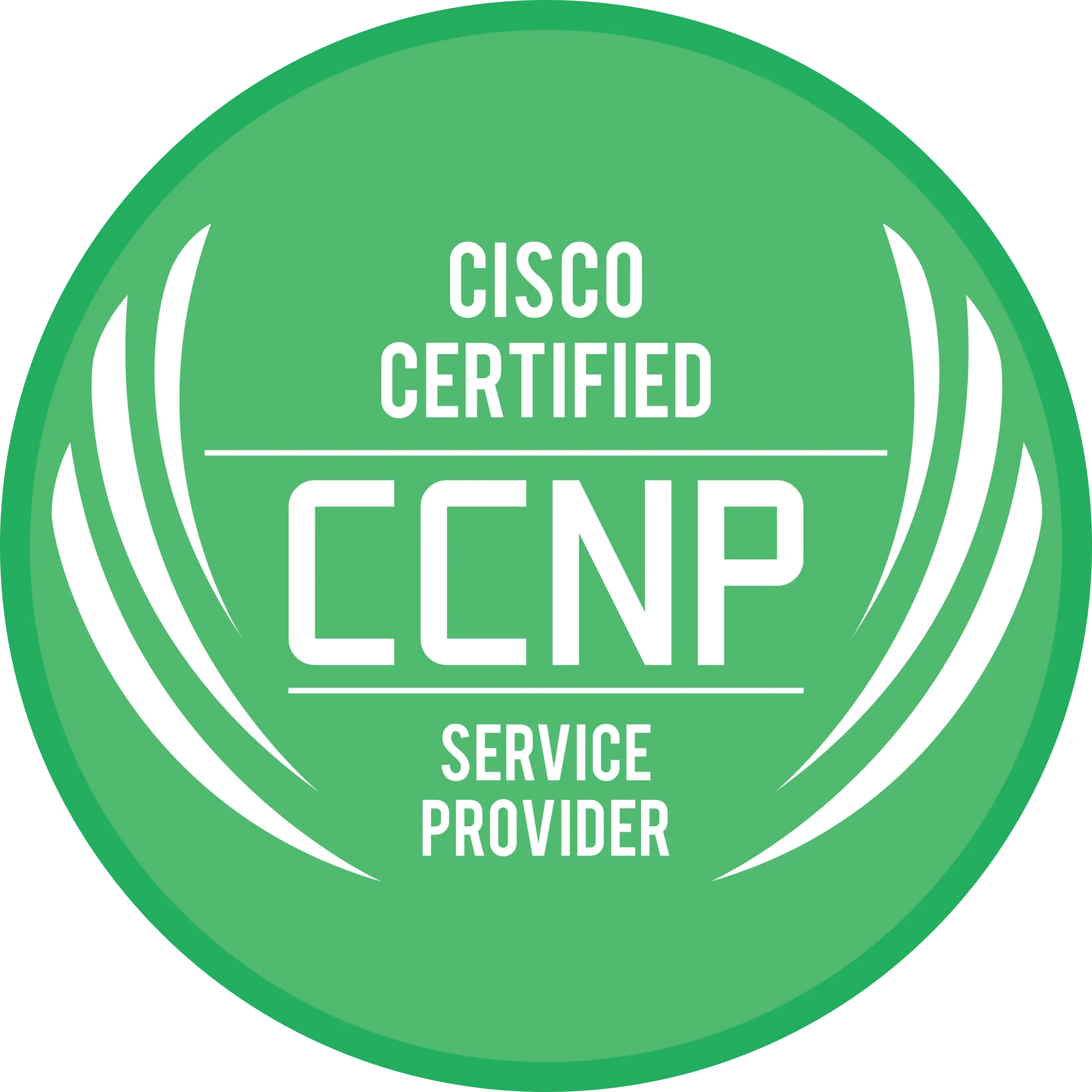 Cisco Certified CCNP Service Provider Badge