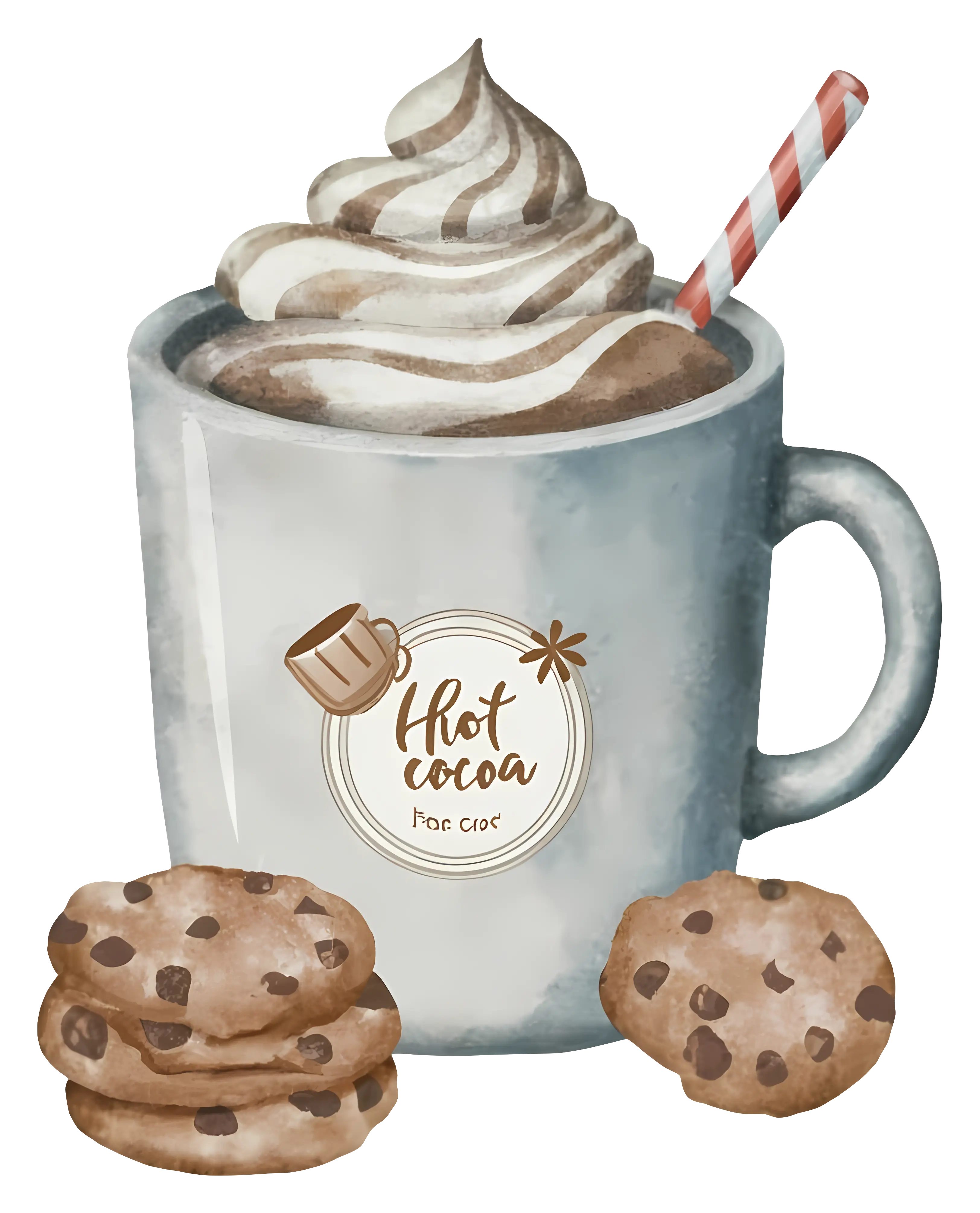 Hot Cocoa with Cookies