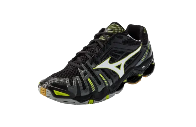 Black and Green Running Sports Shoe