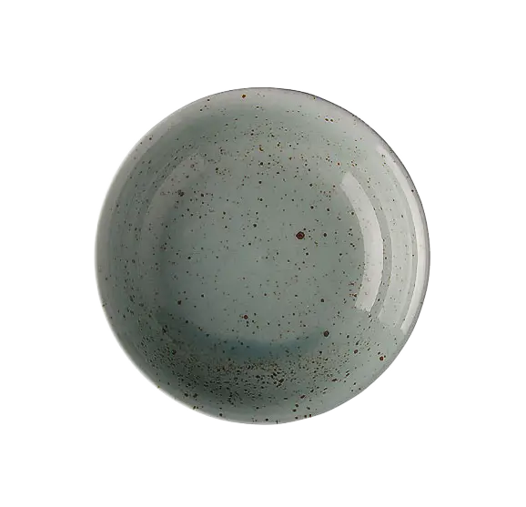 Grey Speckled Ceramic Plate for Dining