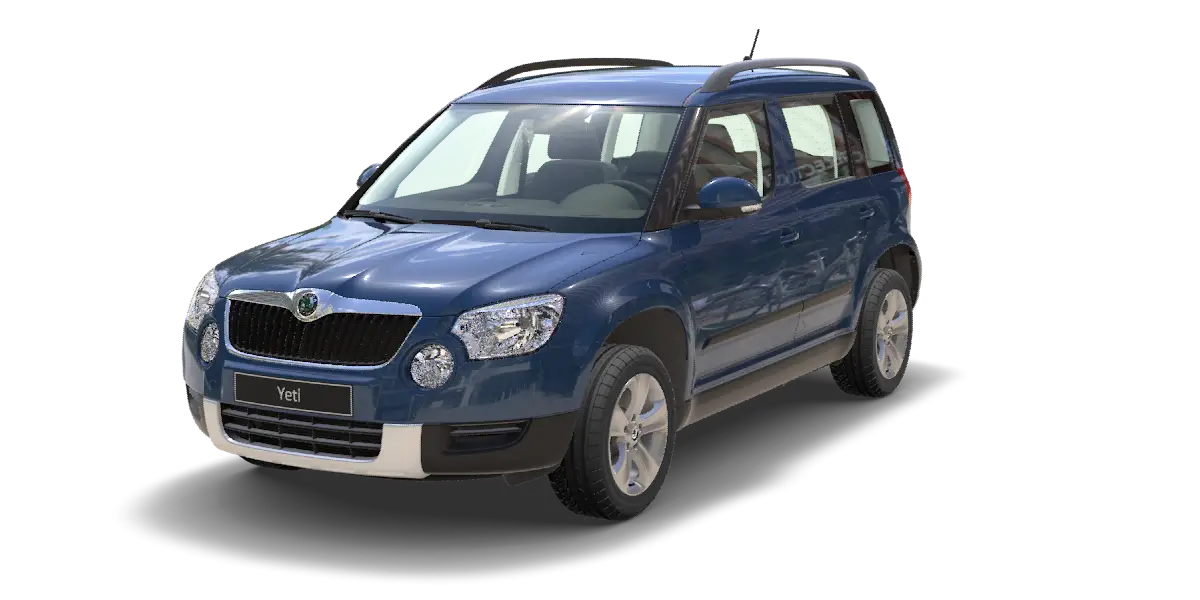 Blue SUV Car